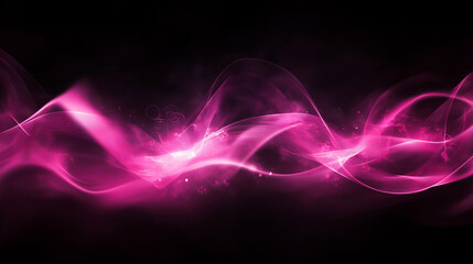 Romantic Abstract Pink Glow with Bokeh and Dreamy Light in the Dark Valentine's Day background
