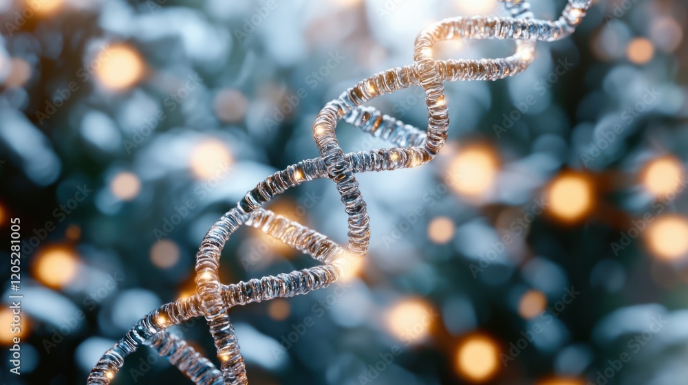 Poster exploring dna structure and function science lab educational image modern environment close-up view 