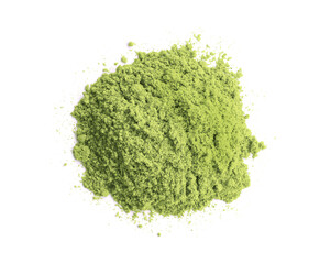 Green tea powder isolated