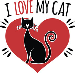 I love my cat of my life