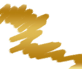 Gold Paint Brush Stroke

