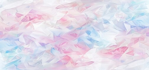 Fototapeta premium Soft Pastel Abstract Polygonal Background with Gentle Multicolor Gradients