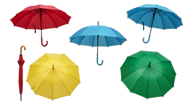 Colorful Umbrellas Collection