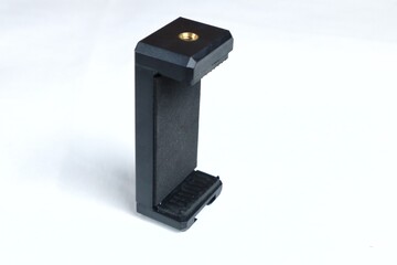 Tripod U stand for smart phone isolated on white background