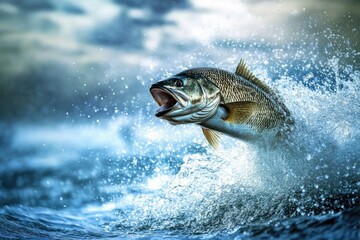 Jumping fish out of water