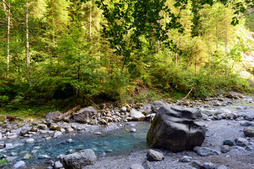 Die Bürser Schlucht in Bürs, Bürserberg und Brand im Bezirk Bludenz in Vorarlberg