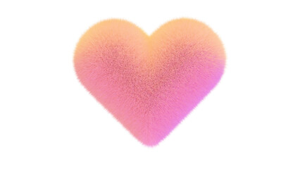 Valentine's Day: Pink Wooly Heart of Love