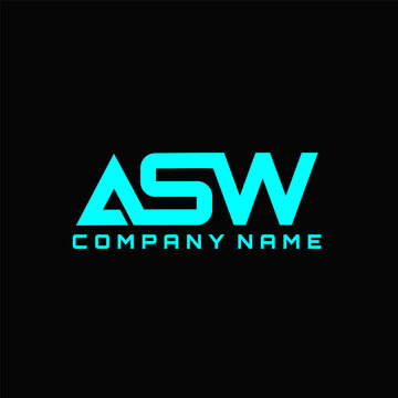 ASW letter logo for company