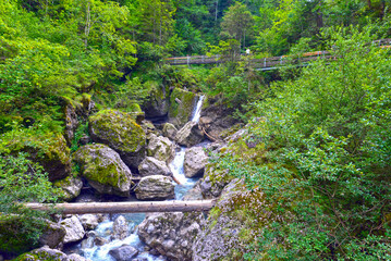 Die Bürser Schlucht in Bürs, Bürserberg und Brand im Bezirk Bludenz in Vorarlberg