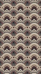 Gradient gray Memphis patterned background