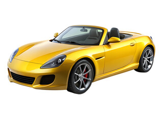 sports car isolated on white