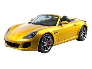 sports car isolated on white
