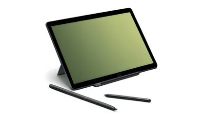 Mockup of a Digital Drawing Tablet