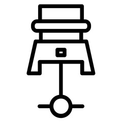 Car Parts Piston Line Icon