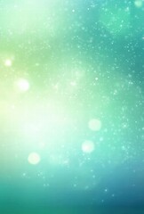Obraz premium A bright blue background with a lot of white and green dots
