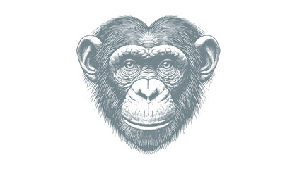 chimpanzee vector  | chimpanzee illustration | chimpanzee silhouette | chimpanzee tattoo | chimpanzee engraving | chimpanzee drawing	