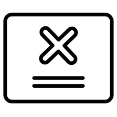 Obraz premium No Package Stack Line Icon