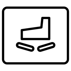 Package Warning Box Line Icon