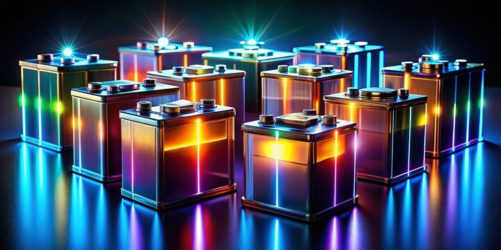 Silhouette of Prismatic LFP Battery Cells for Electric Vehicles and Energy Storage