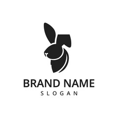 Minimalist Rabbit Logo Template for Business and Company Use