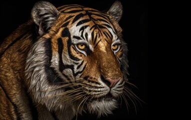 Fototapeta premium Tiger Portrait - Powerful Gaze