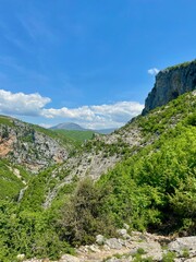 View over Mountains in Albania
