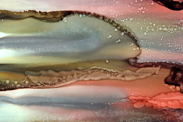 art background of beautiful ink smudges