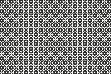 black and white geometric flower background abstract