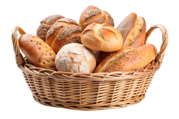 assortment of baked bread