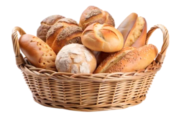 Selbstklebende Fototapeten assortment of baked bread © real graphics