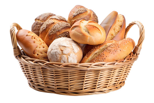 assortment of baked bread