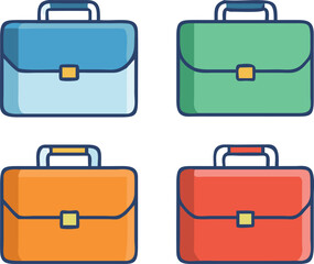 Professional Business Bag Illustration – SVG Artwork