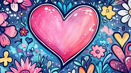 Valentine's day illustration