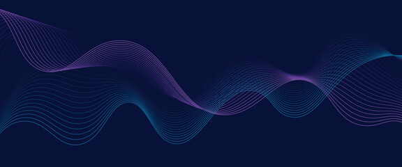 Abstract background design with diagonal blue and pink or purple line pattern. Vector horizontal format for digital luxury business banner, contemporary cover, luxury premium.