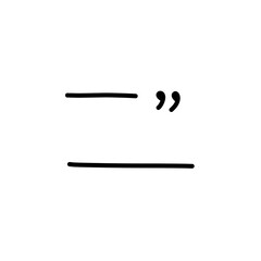 doodle quote speech bubble