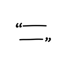 doodle quote speech bubble