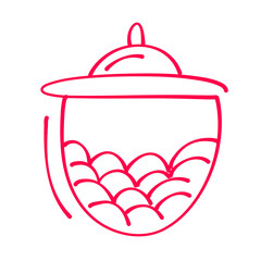 Islamic doodle element 