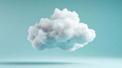 Blank ad space with fluffy clouds, showcasing an open and calming canvas with gentle cloud formations for creative ads