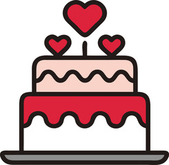 birthday cake with candles