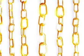 A close-up shot of entangled chain links, often used in editorial or commercial contexts