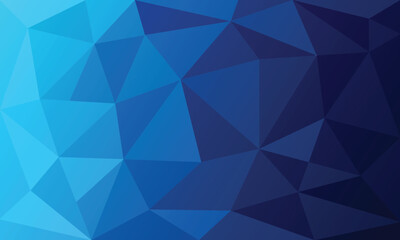 abstract blue geometric polygonal pattern banner template business design.vector illustration