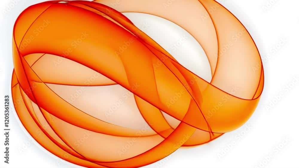 Aufkleber vibrant abstract design with smooth flowing shapes and dynamic motion conveying creativity and moder