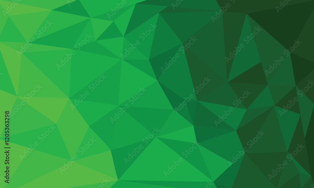 Poster abstract green gradient geometric polygonal pattern banner template business design.vector illustrat