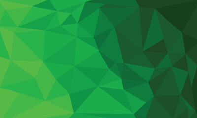 abstract green gradient geometric polygonal pattern banner template business design.vector illustration