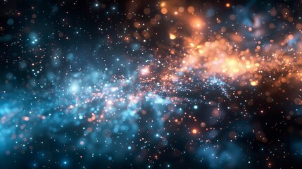 Fototapeta premium A photo of fireworks with a background of dark