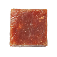 Beef bouillon cube Isolated on transparent background