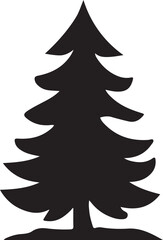 Pine tree icon. Simple illustration of pine tree vector icon for web