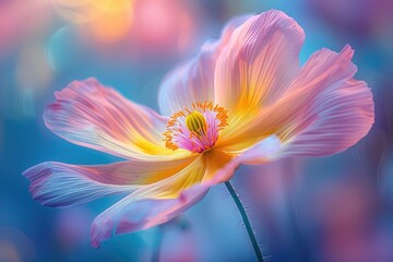 Whimsical ethereal beauty of the poppy with cut out background 32K UHD