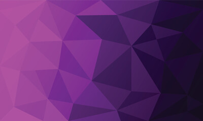 abstract Purple gradient geometric polygonal pattern banner template design