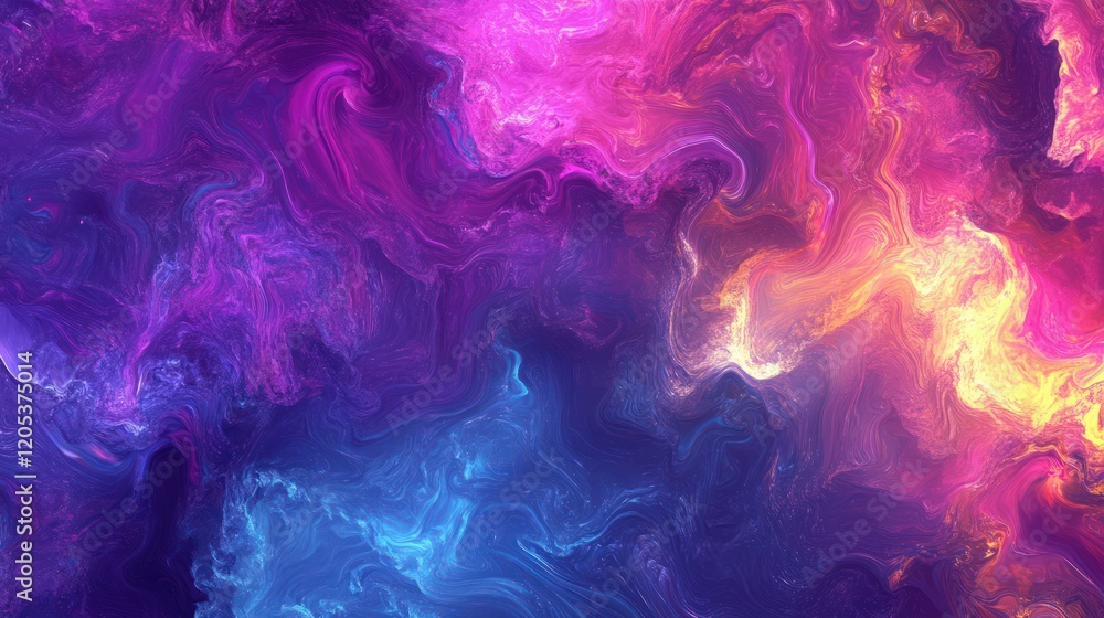 Wall mural abstract colorful animation. multicolor liquid background. beautiful gradient texture, moving abstra